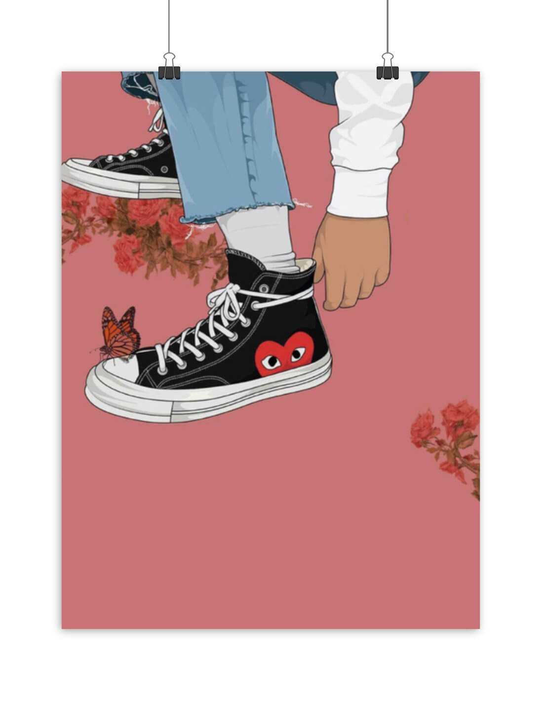 Cdg discount converse drawing