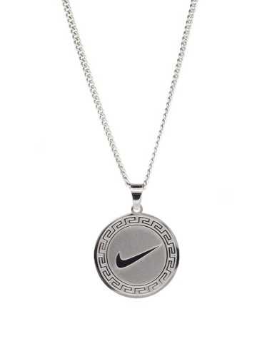 Collier Swoosh Medusa Argenté