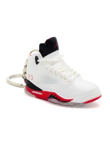 Porte-clé 3D Jordan 5 Fire red