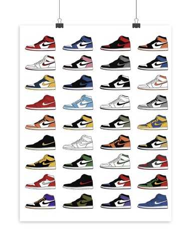 poster jordan 1 retro classics