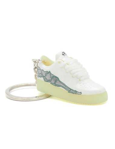 Porte-clé sneakers 3D Air Force 1 "Skeleton" White