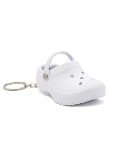 Porte-clé 3D Crocs Blanc