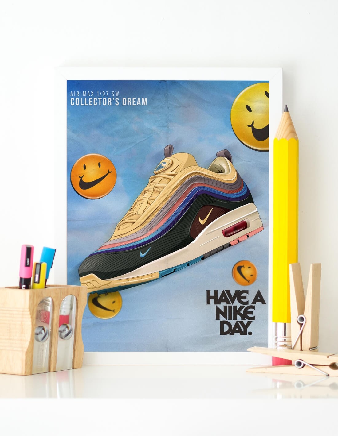 Poster Air Max 97 1 Sean Wotherspoon retro ad