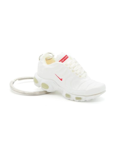 Porte clés TN Air max plus Supreme blanche