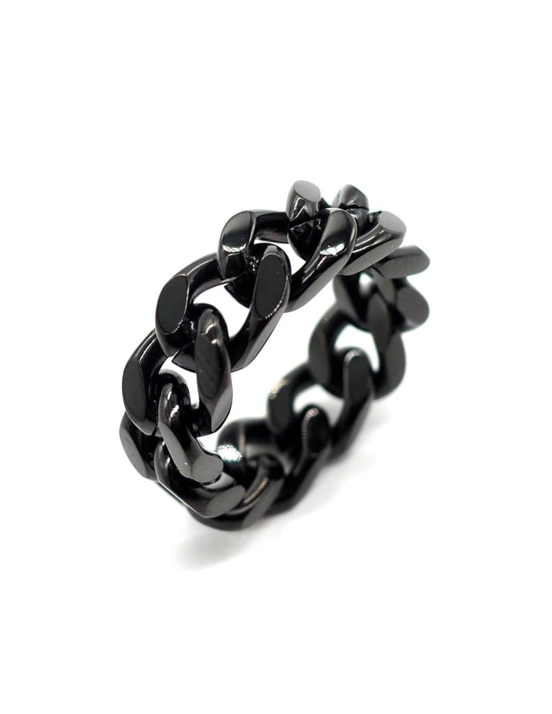 bague cubaine noire