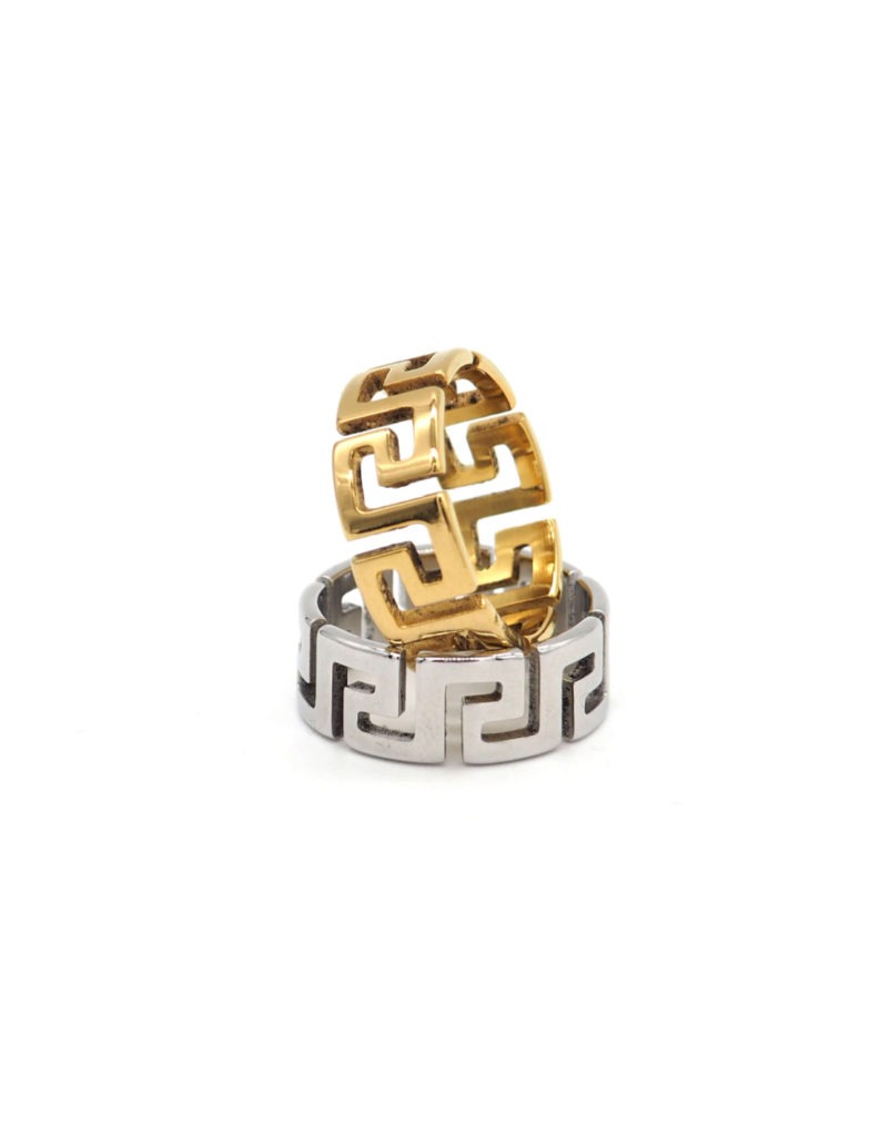 bague streetwear medusa