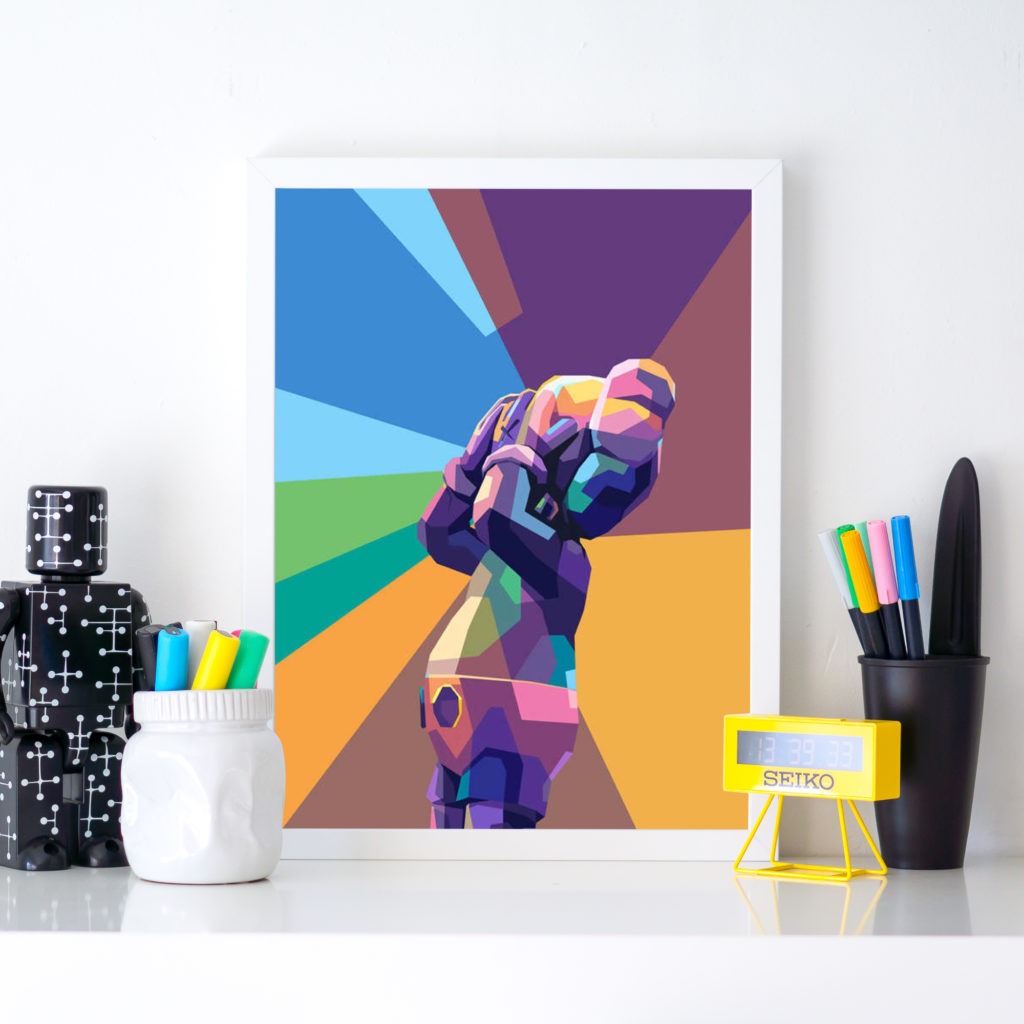 poster streetwear kaws